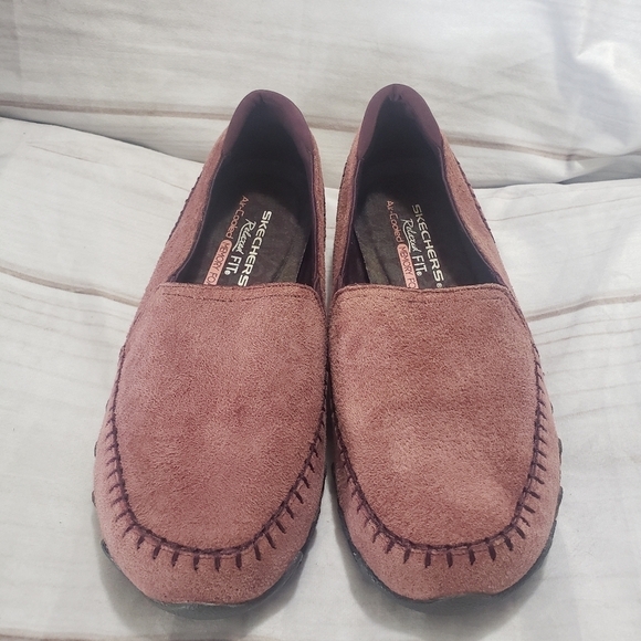 Skechers Relaxed Fit Biker Alumni Plum Slip On Sneaker Shoes Womens Size 7 - Picture 2 of 10